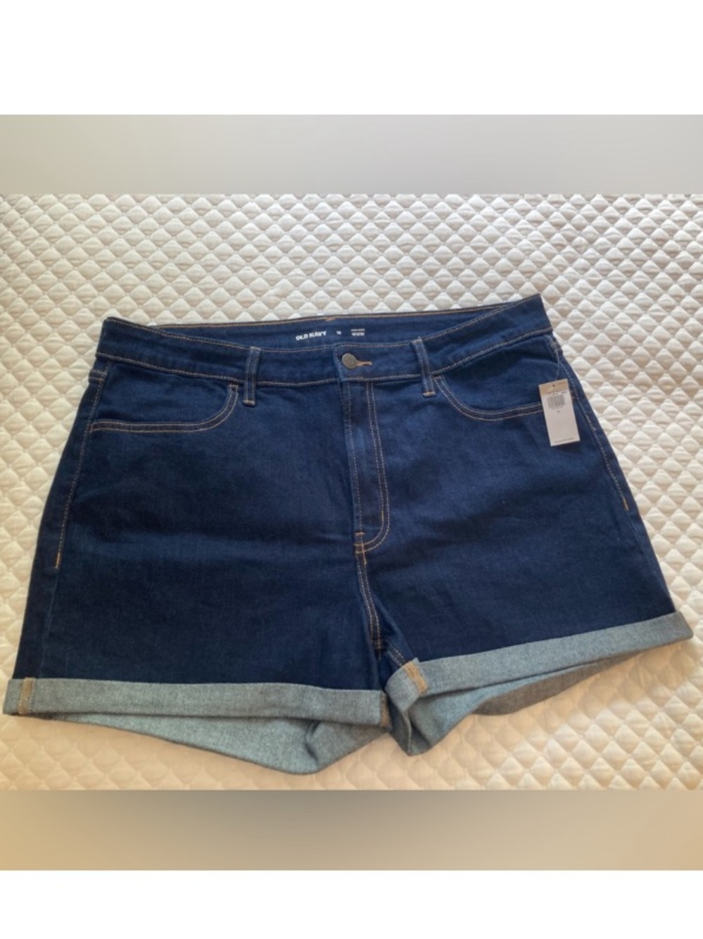 Old Navy Dark Blue high-rise wow short size 16